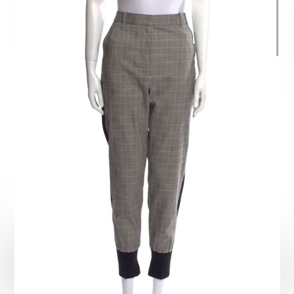 3.1 Phillip Lim Pants - Plaid Trousers with Black Accents
